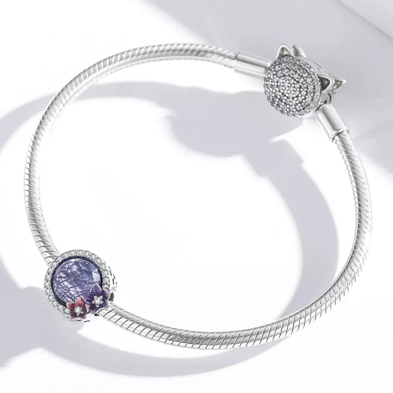 (resim) Pandora Stili Feminin Güç - Parlak Çiçekler Sevimli - SCC2141 - Görüntüle 3