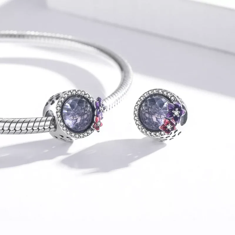(resim) Pandora Stili Feminin Güç - Parlak Çiçekler Sevimli - SCC2141 - Görüntüle 4
