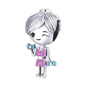 (resim) Pandora Stili Fitness Kızı Küpe - BSC488