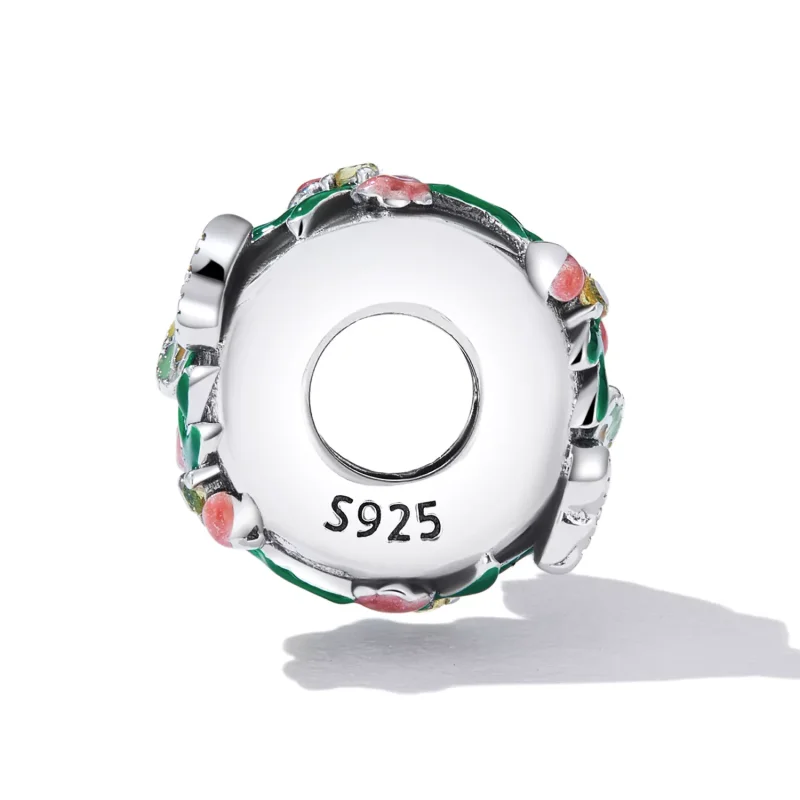 (resim) Pandora Stili Kelebek Çiçek Aralık Boncuk - SCC2251 - Görüntüle 3