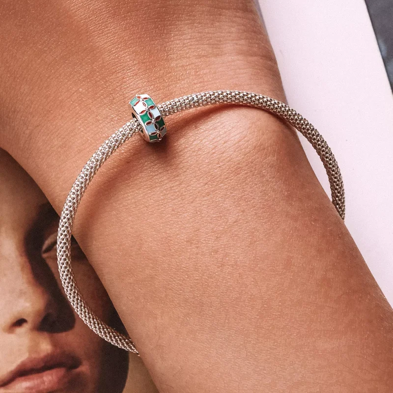 (resim) Pandora Stili Lotus Spacer Charm - SCC2258 - Görüntüle 6