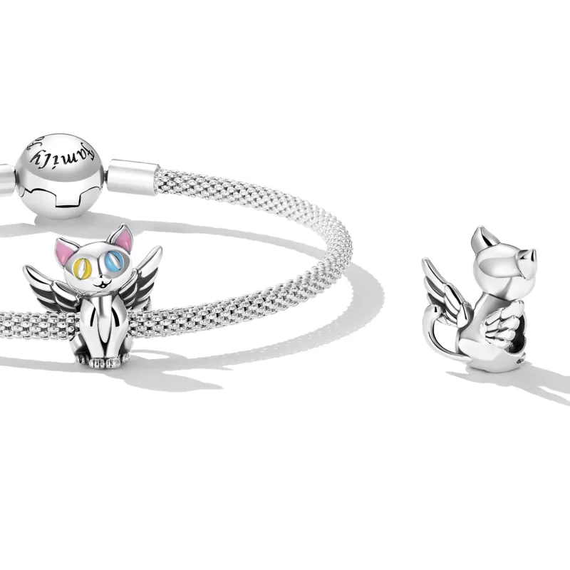 (resim) Pandora Stili Melek Kedi Cüzdan - SCC2299 - Görüntüle 4