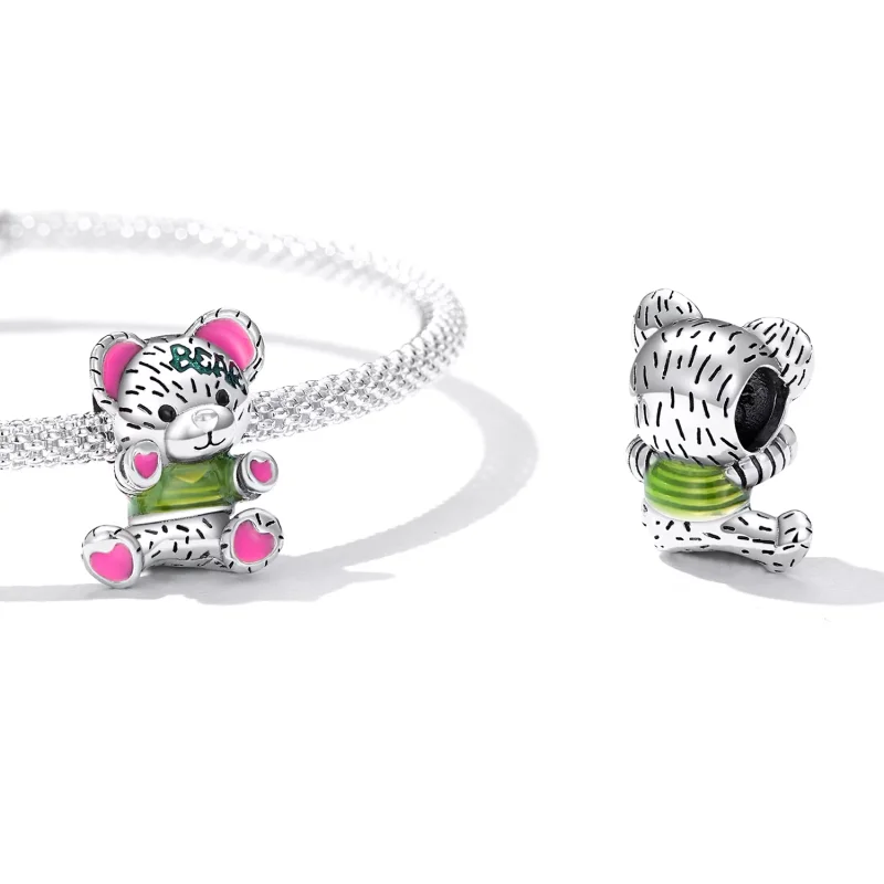 (resim) Pandora Stili Neon Ayı Bebek Kolye - SCC2231 - Görüntüle 4