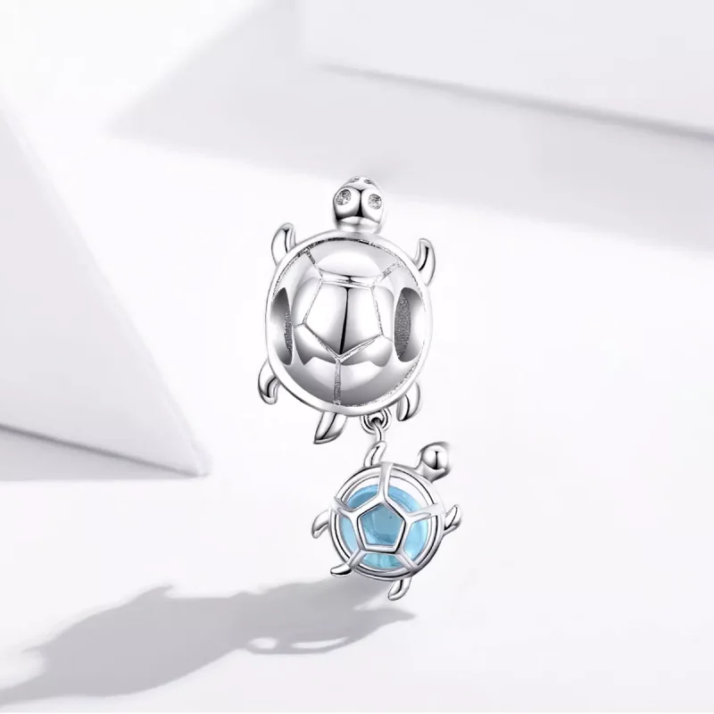(resim) Pandora Stili Oynak Kaplumbağa Charm - BSC332 - Görüntüle 2