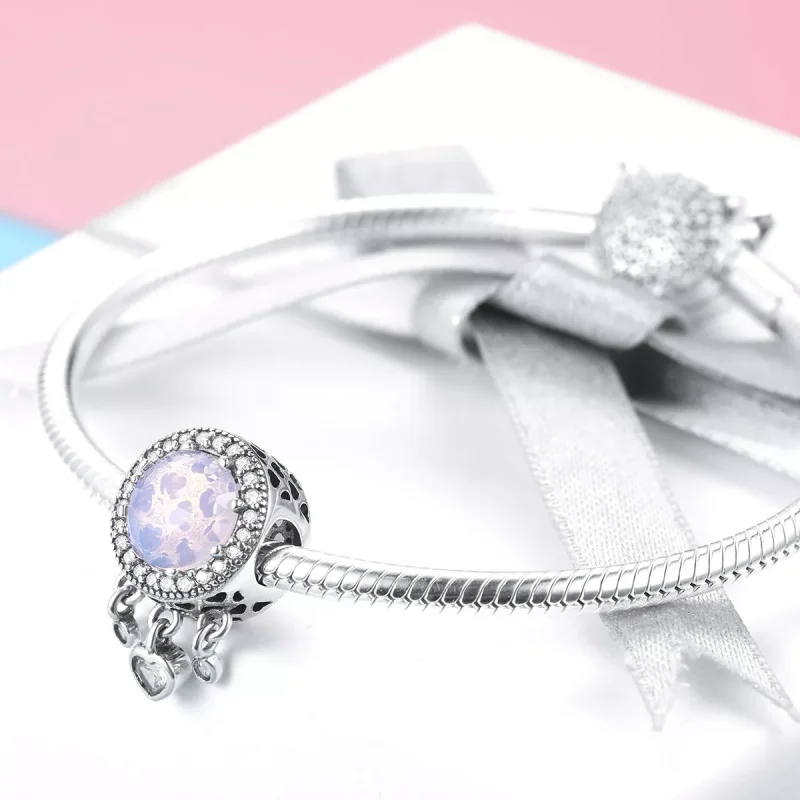 (resim) Pandora Stili Parlak Kalp Charm - SCC999 - Görüntüle 4