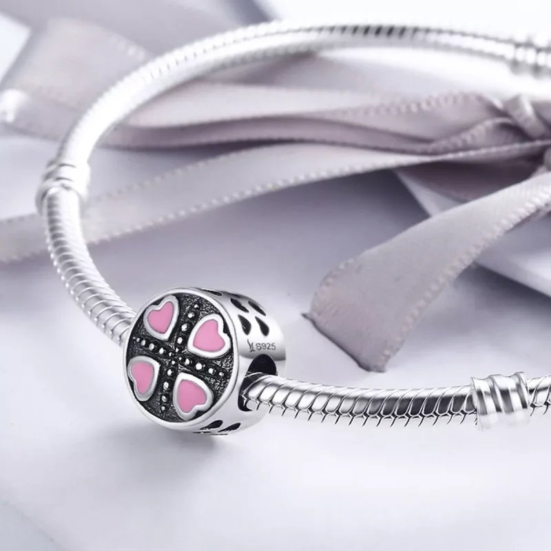 (resim) Pandora Stili Pembe Aşk Charm - SCC157 - Görüntüle 5