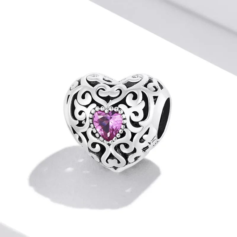 (resim) Pandora Stili Retro Desen Aşk Kolye - SCC2136 - Görüntüle 2