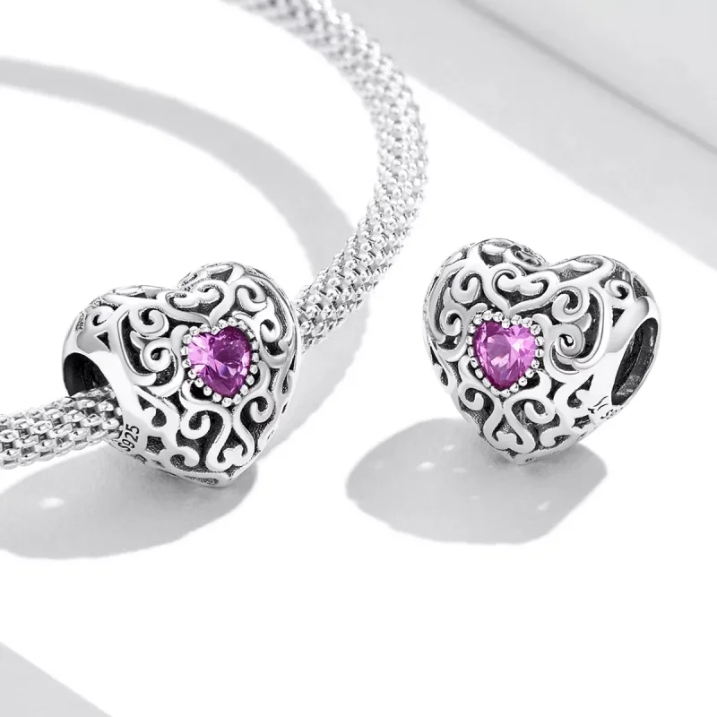 (resim) Pandora Stili Retro Desen Aşk Kolye - SCC2136 - Görüntüle 4