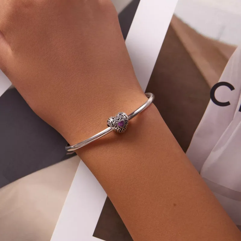 (resim) Pandora Stili Retro Desen Aşk Kolye - SCC2136 - Görüntüle 5
