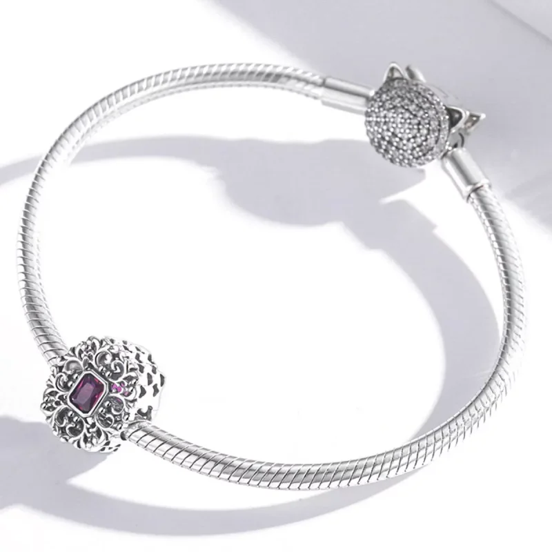 (resim) Pandora Stili Retro Desen - Zirkonyum Şans - SCC2152 - Görüntüle 3