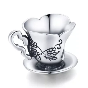 (resim) Pandora Stili Vintage Çay Fincanı Kolye - SCC1899