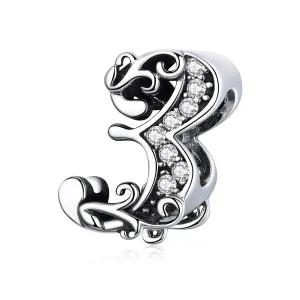 (resim) Pandora tarzı 3 numara Charm - SCC1418-3