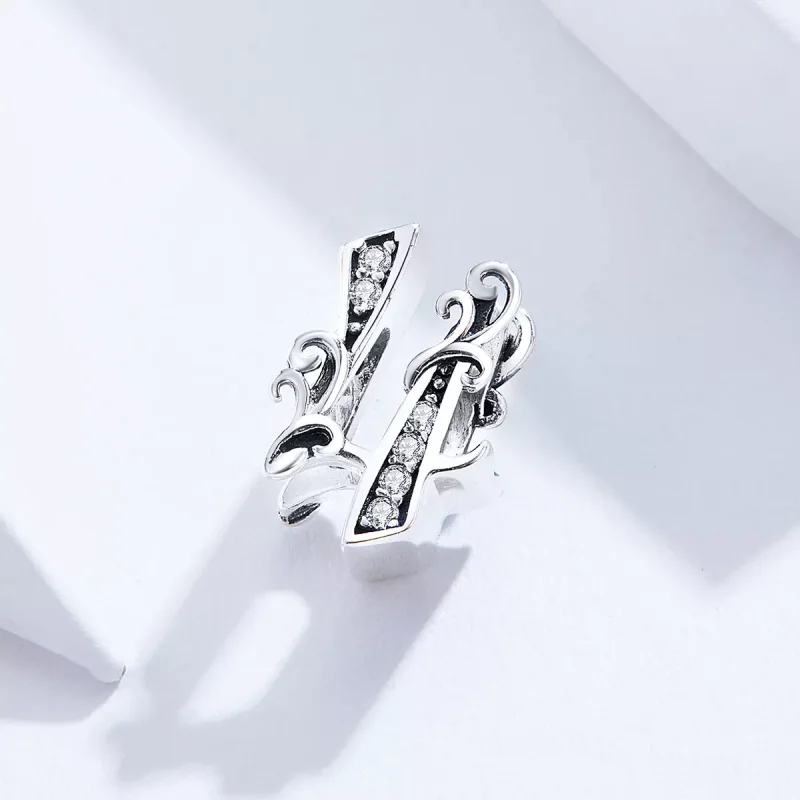 (resim) Pandora tarzı 4 numara Charm - SCC1418-4 - Görüntüle 2