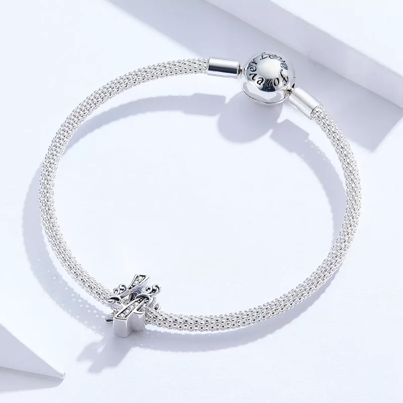 (resim) Pandora tarzı 4 numara Charm - SCC1418-4 - Görüntüle 3