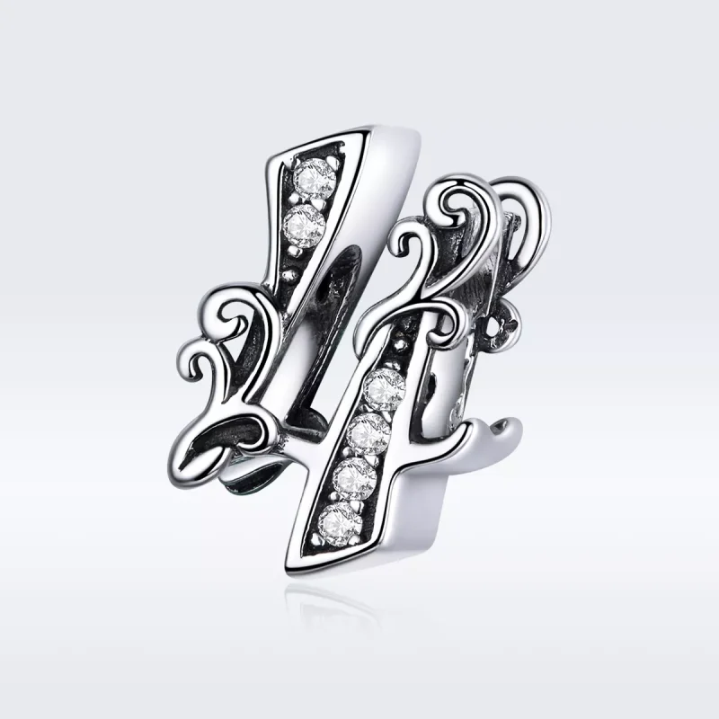 (resim) Pandora tarzı 4 numara Charm - SCC1418-4 - Görüntüle 5