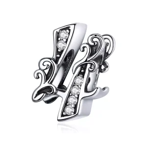 (resim) Pandora tarzı 4 numara Charm - SCC1418-4