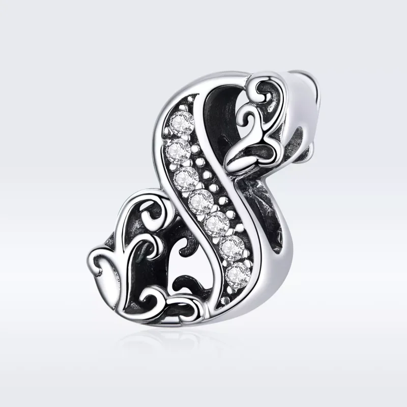 (resim) Pandora tarzı 8 numara Charm - SCC1418-8 - Görüntüle 5
