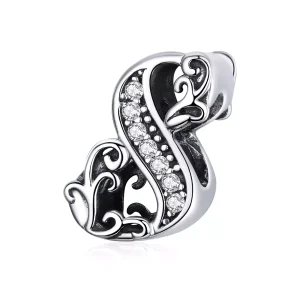 (resim) Pandora tarzı 8 numara Charm - SCC1418-8