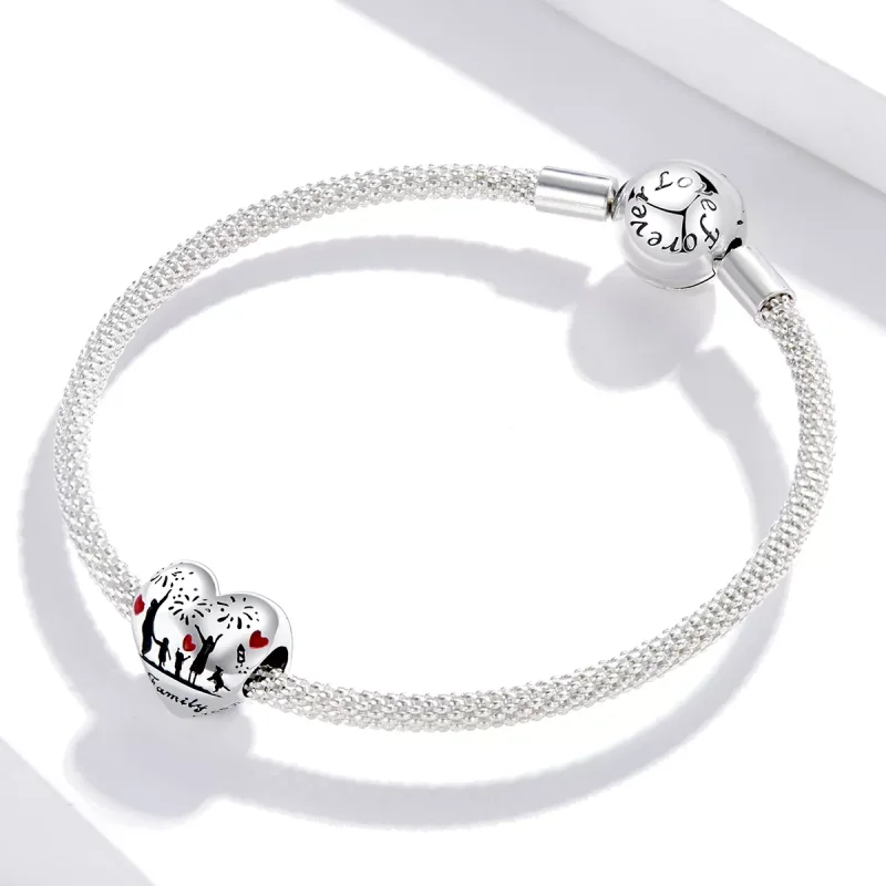 (resim) Pandora tarzı Aile sevgisi Charm - SCC1634 - Görüntüle 3