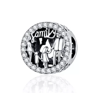 (resim) Pandora tarzı Ailem Charm - SCC1184