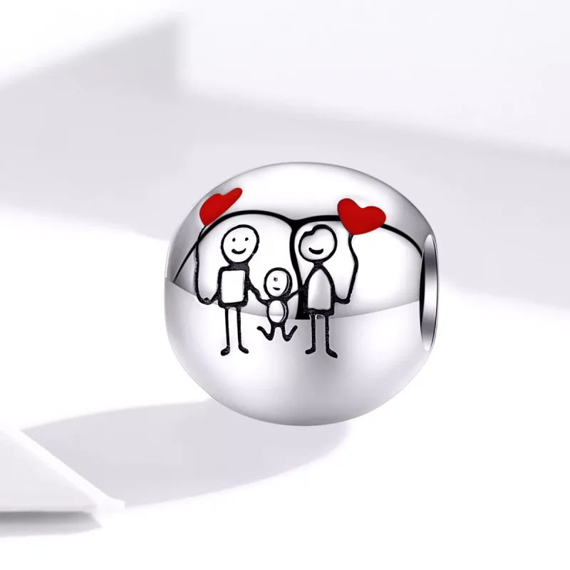 (resim) Pandora tarzı Ailem Charm - SCC1339 - Görüntüle 2