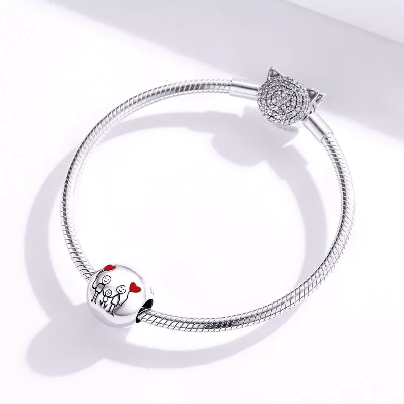 (resim) Pandora tarzı Ailem Charm - SCC1339 - Görüntüle 3