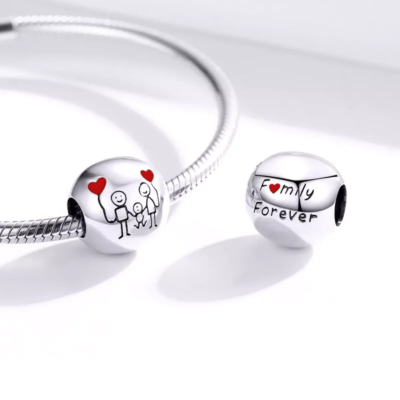 (resim) Pandora tarzı Ailem Charm - SCC1339 - Görüntüle 4