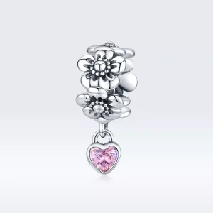 (resim) Pandora tarzı aşk çiçeği Charm - SCC1485