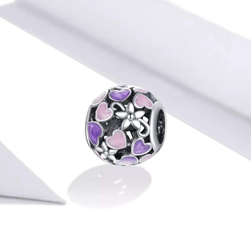 (resim) Pandora tarzı aşk çiçekleri Charm - SCC1798 - Görüntüle 2