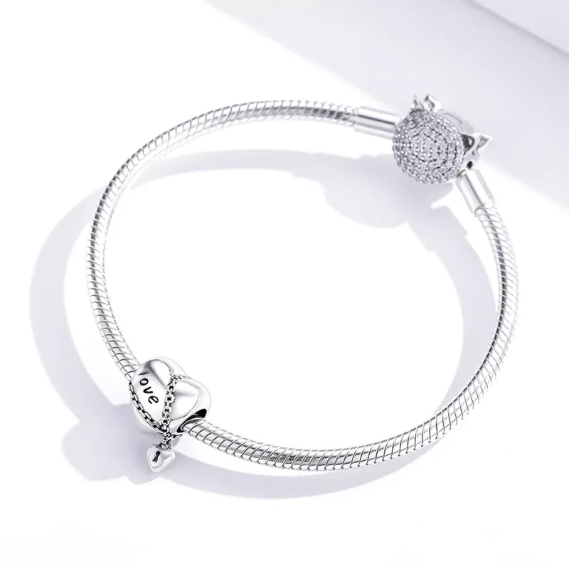 (resim) Pandora tarzı aşk kilidi Charm - SCC1553 - Görüntüle 4