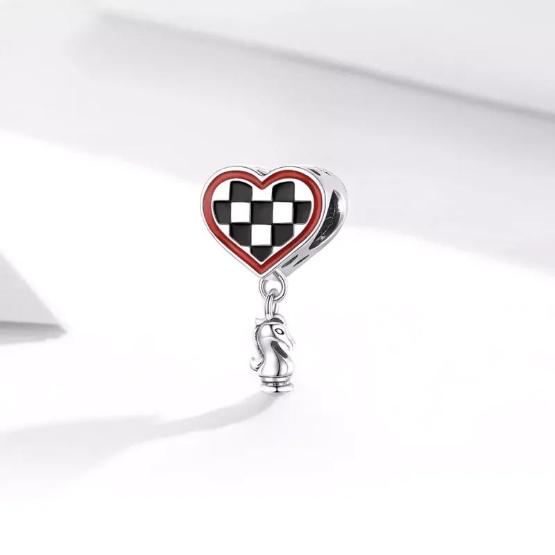 (resim) Pandora tarzı Aşk Satranç Charm - SCC1833 - Görüntüle 2