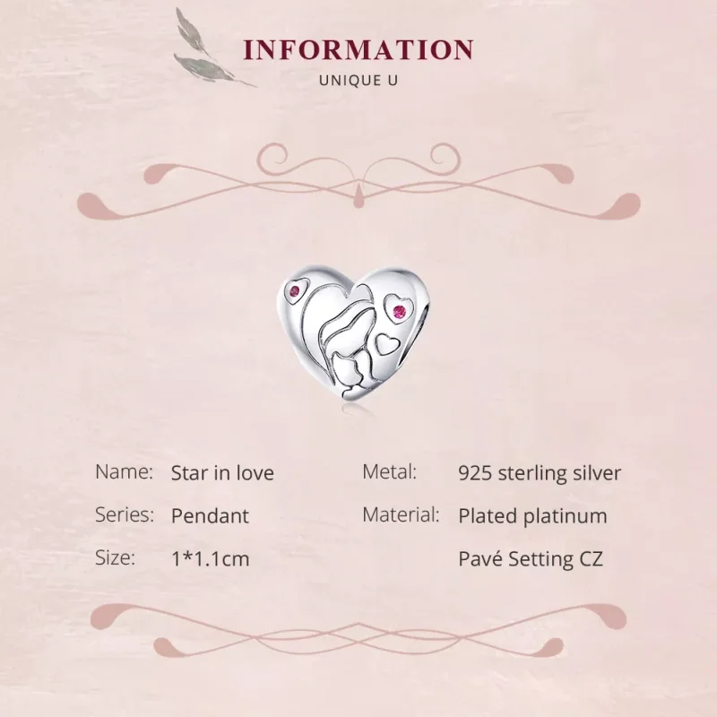 (resim) Pandora tarzı Aşk Yıldızı Charm - BSC216 - Görüntüle 6
