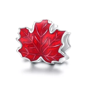 (resim) Pandora tarzı akçaağaç yaprağı Charm - BSC335