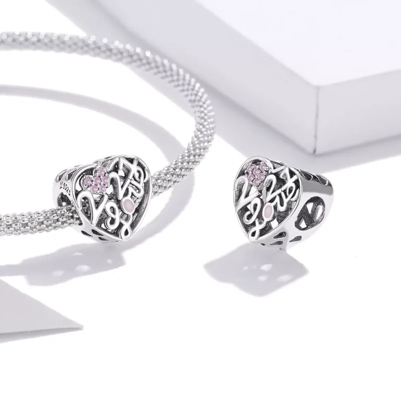 (resim) Pandora tarzı Aşkın İtirafı 2021 Charm - SCC1743 - Görüntüle 4