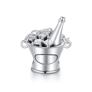 (resim) Pandora tarzı Şampanya Kovası Charm - SCC1687