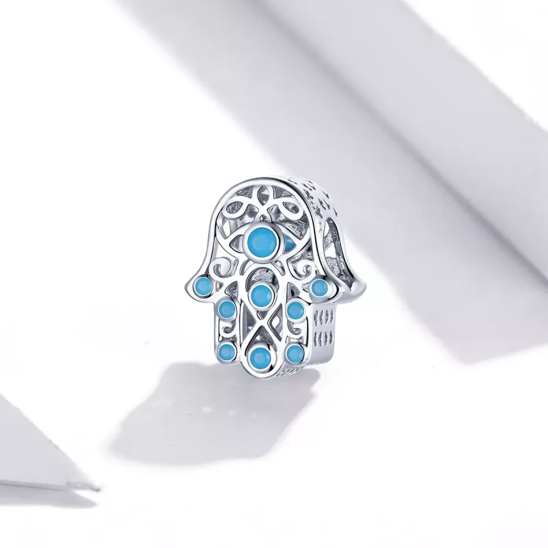 (resim) Pandora tarzı şanslı el Charm - SCC1757 - Görüntüle 2
