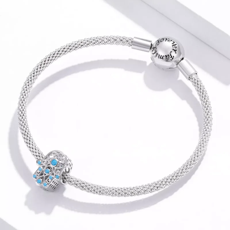 (resim) Pandora tarzı şanslı el Charm - SCC1757 - Görüntüle 3
