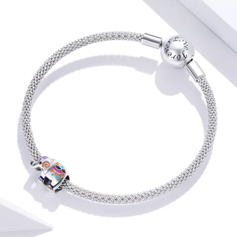 (resim) Pandora tarzı şanslı fil Charm - SCC1790 - Görüntüle 3