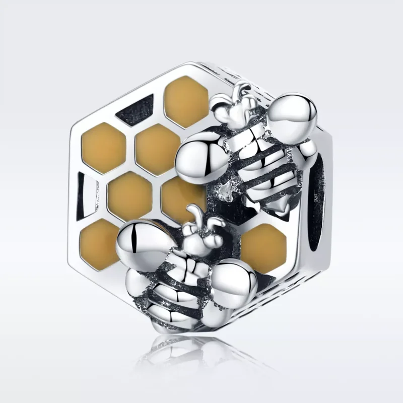 (resim) Pandora tarzı Arı kovanı Charm - SCC500 - Görüntüle 2