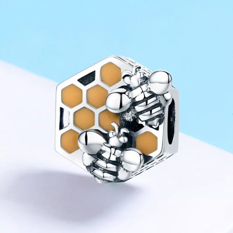 (resim) Pandora tarzı Arı kovanı Charm - SCC500 - Görüntüle 3