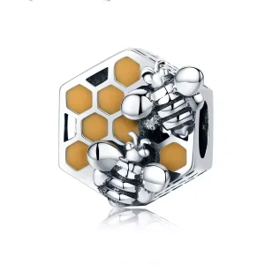(resim) Pandora tarzı Arı kovanı Charm - SCC500
