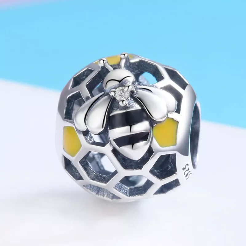 (resim) Pandora tarzı Arı Kovanı Charm - SCC779 - Görüntüle 2