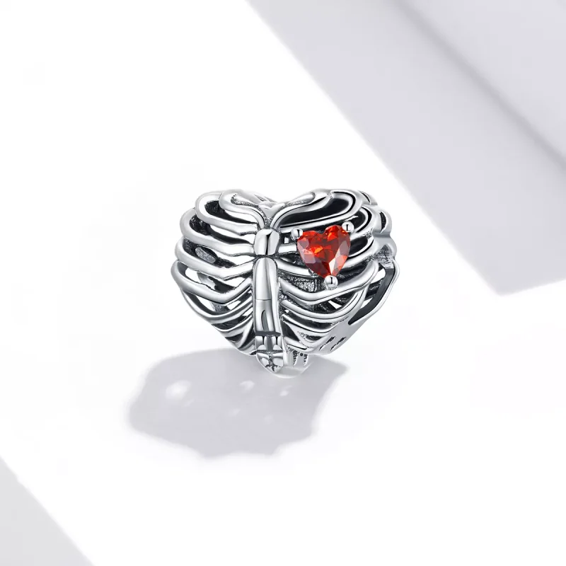 (resim) Pandora tarzı Çarpan kalp Charm - SCC1764 - Görüntüle 2