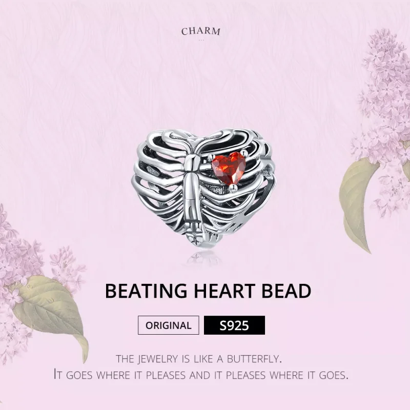 (resim) Pandora tarzı Çarpan kalp Charm - SCC1764 - Görüntüle 6