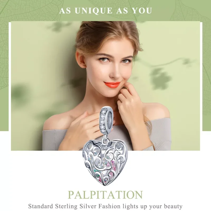 (resim) Pandora tarzı Çarpıntı Sallantılı Charm - SCC1126 - Görüntüle 2