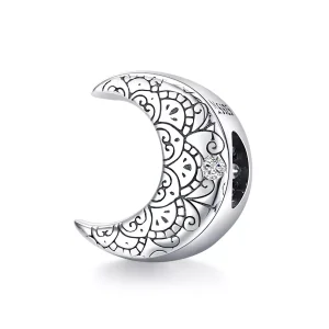 (resim) Pandora tarzı Asma & Ay Charm - SCC1604