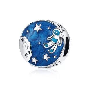 (resim) Pandora tarzı Astronot Charm - SCC1148