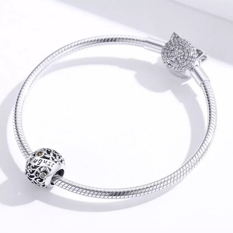 (resim) Pandora tarzı Ağustos Peridot Doğum Taşı Charm - SCC1385-8 - Görüntüle 2