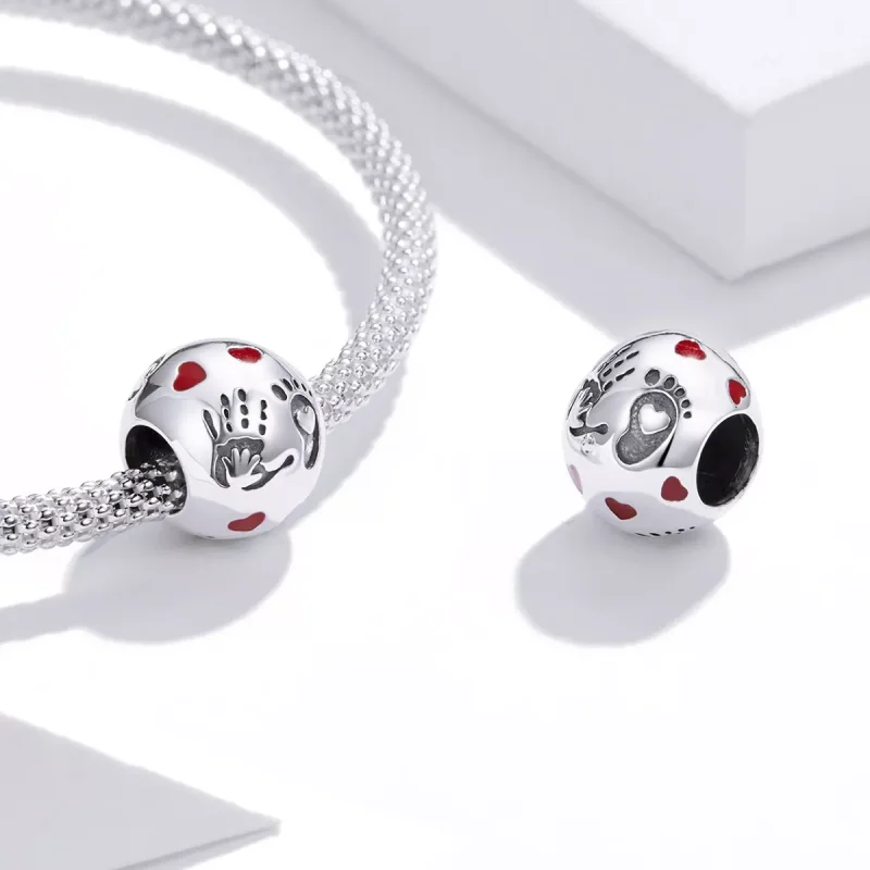 (resim) Pandora tarzı Avuç İçi Aşk Charm - SCC1827 - Görüntüle 4
