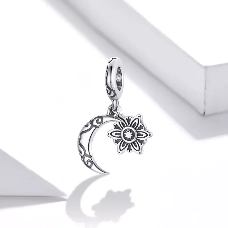 (resim) Pandora tarzı Ay Lotusu Charm - SCC1826 - Görüntüle 2